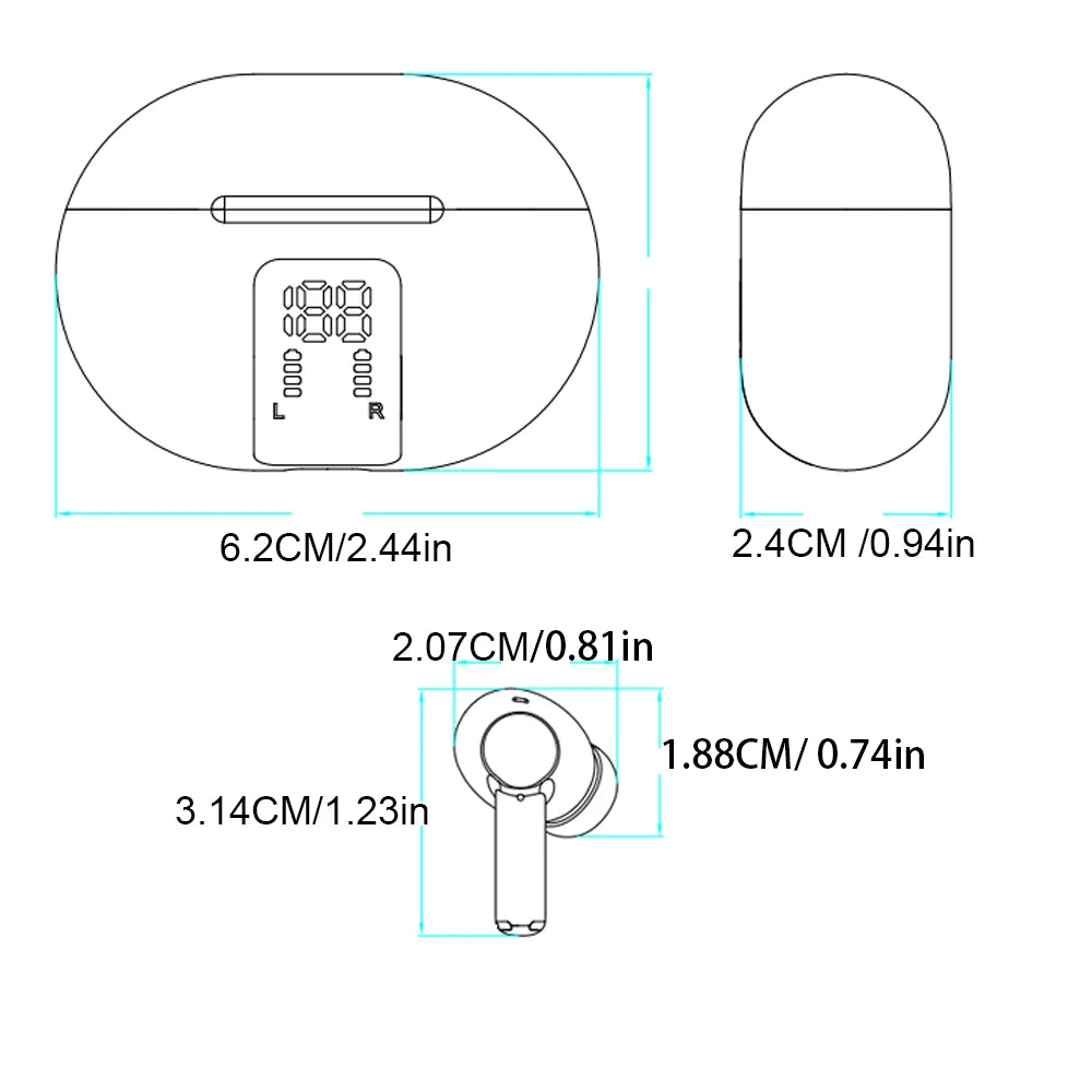 M10 Translation Earphones 144 Languages Instant Translated Smart Voice Translator Wireless Bluetooth Travel Translator Headset