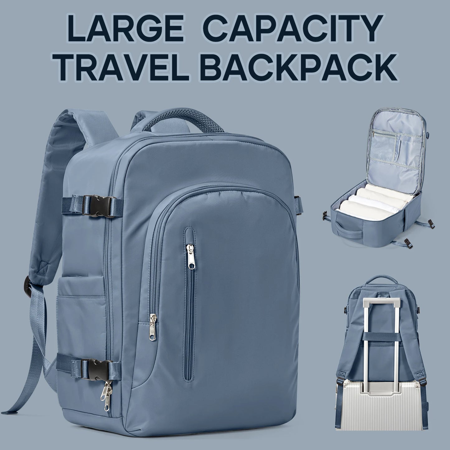 Laptop Bag Travel Backpack for Women Large Capacity Easyjet Carry-Ons 45X36X20 Backpack Ryanair 40X20X25, Men'S Cabin Backpack