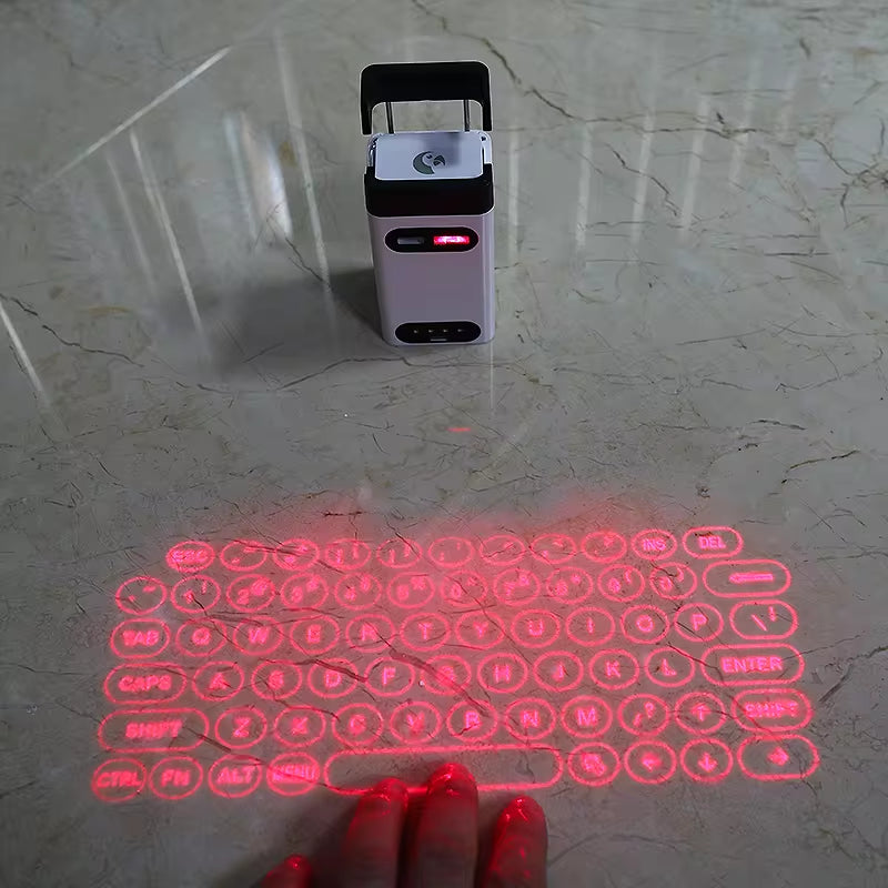 Mini Wireless Laser Projection Keyboard Bluetooth Virtual Keyboard & M ...